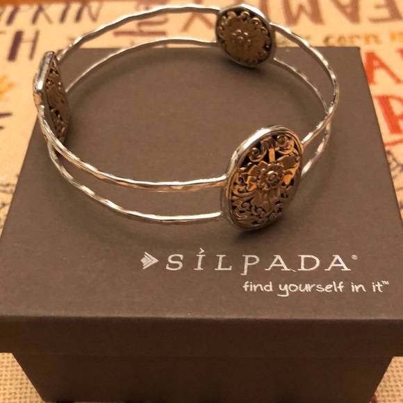 Silpada romance bangle bracelet B 2415 - Picture 1 of 3